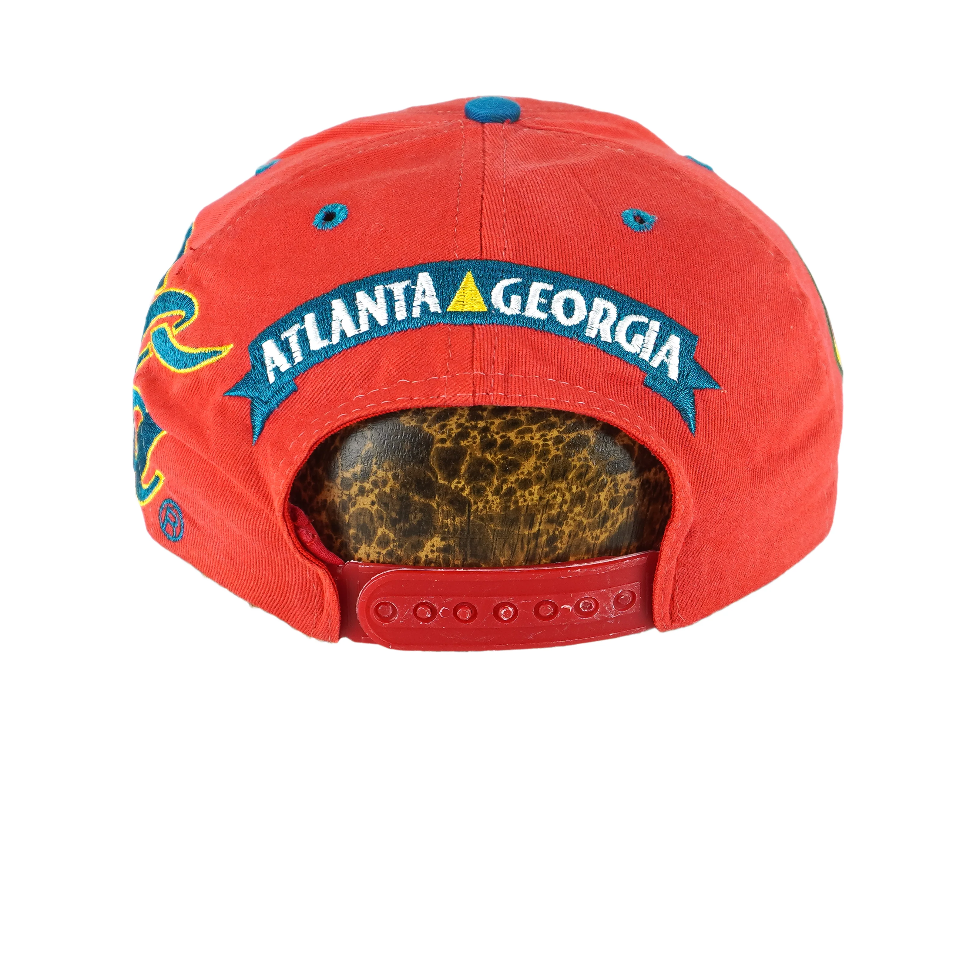 Vintage - Enjoy Coca-Cola Ice Cold Atlanta Embroidered Snapback Hat 1990s OSFA - Image 5