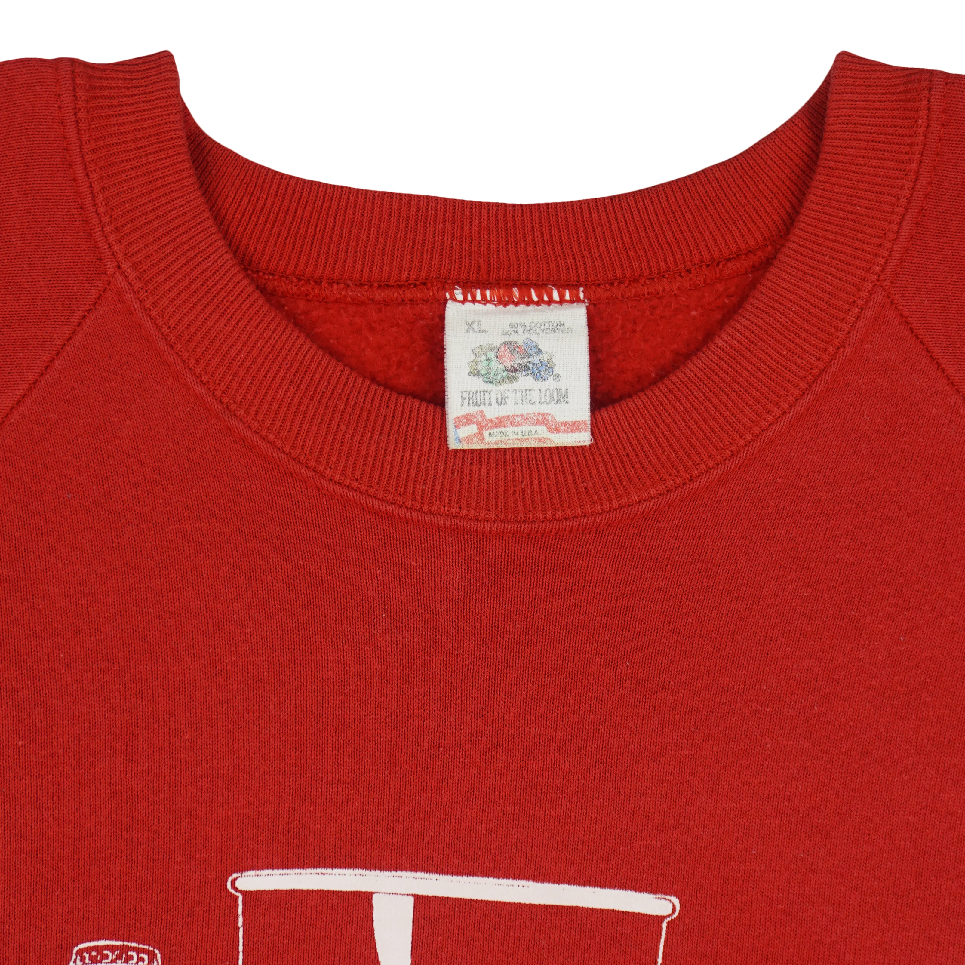 Vintage (Fruit Of The Loom) - Coca Cola Classic Crew Neck Sweatshirt 1990s X-Large - Image 4