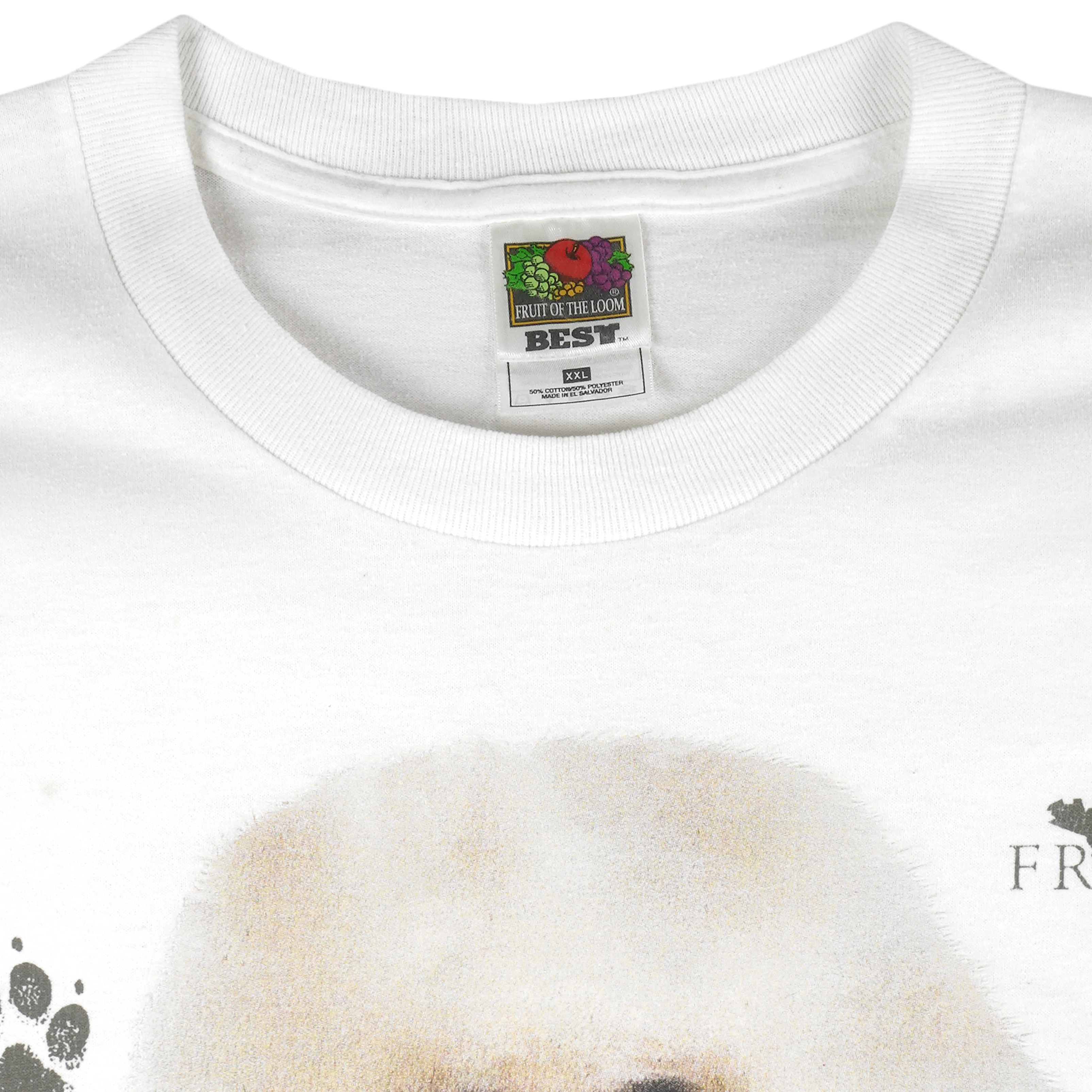 Vintage (Fruit Of The Loom) - Inchon Frise Dog T-Shirt 1990s XX-Large - Image 4