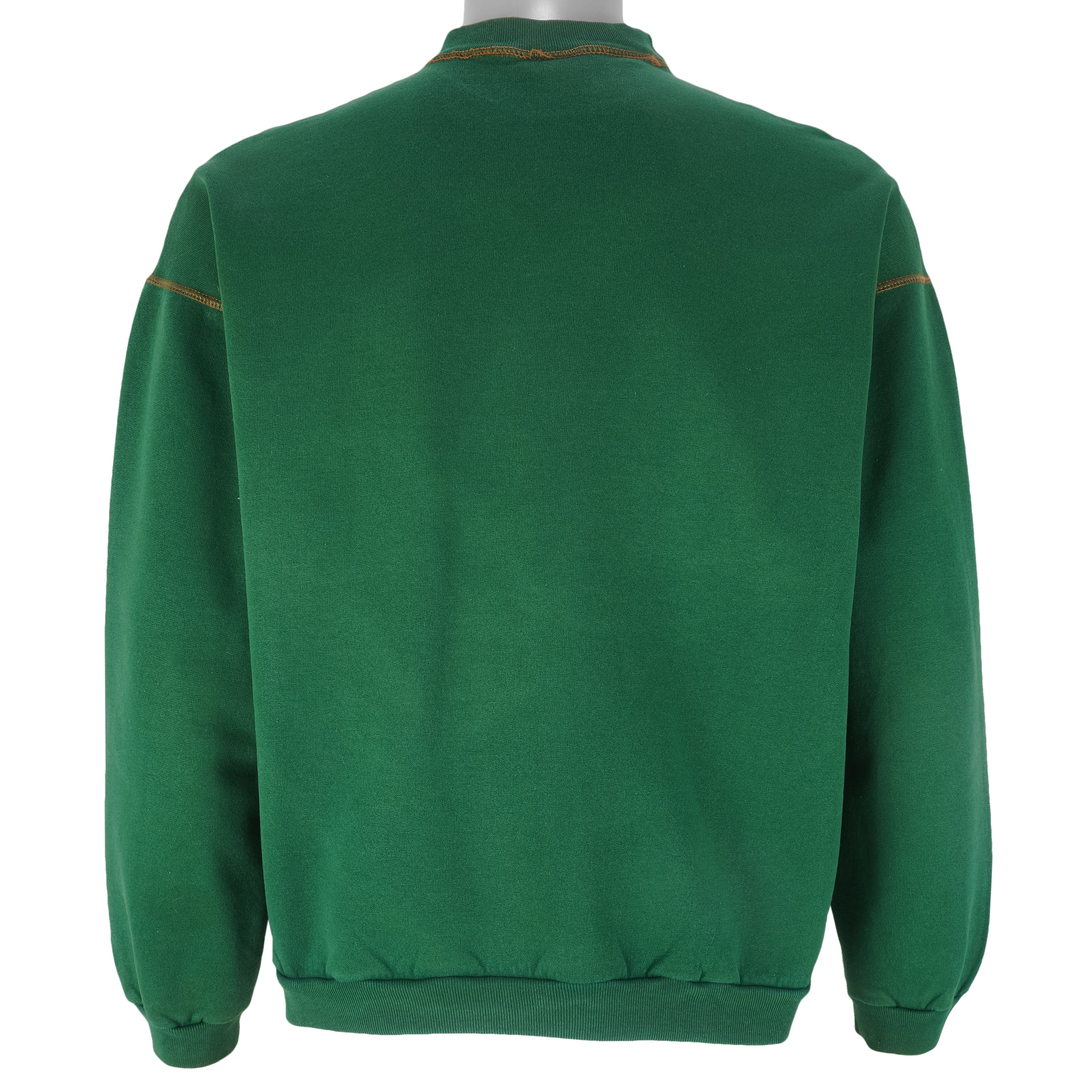 Vintage - Garfield World Wide Par Avion Crew Neck Sweatshirt 1990s X-Large - Image 2
