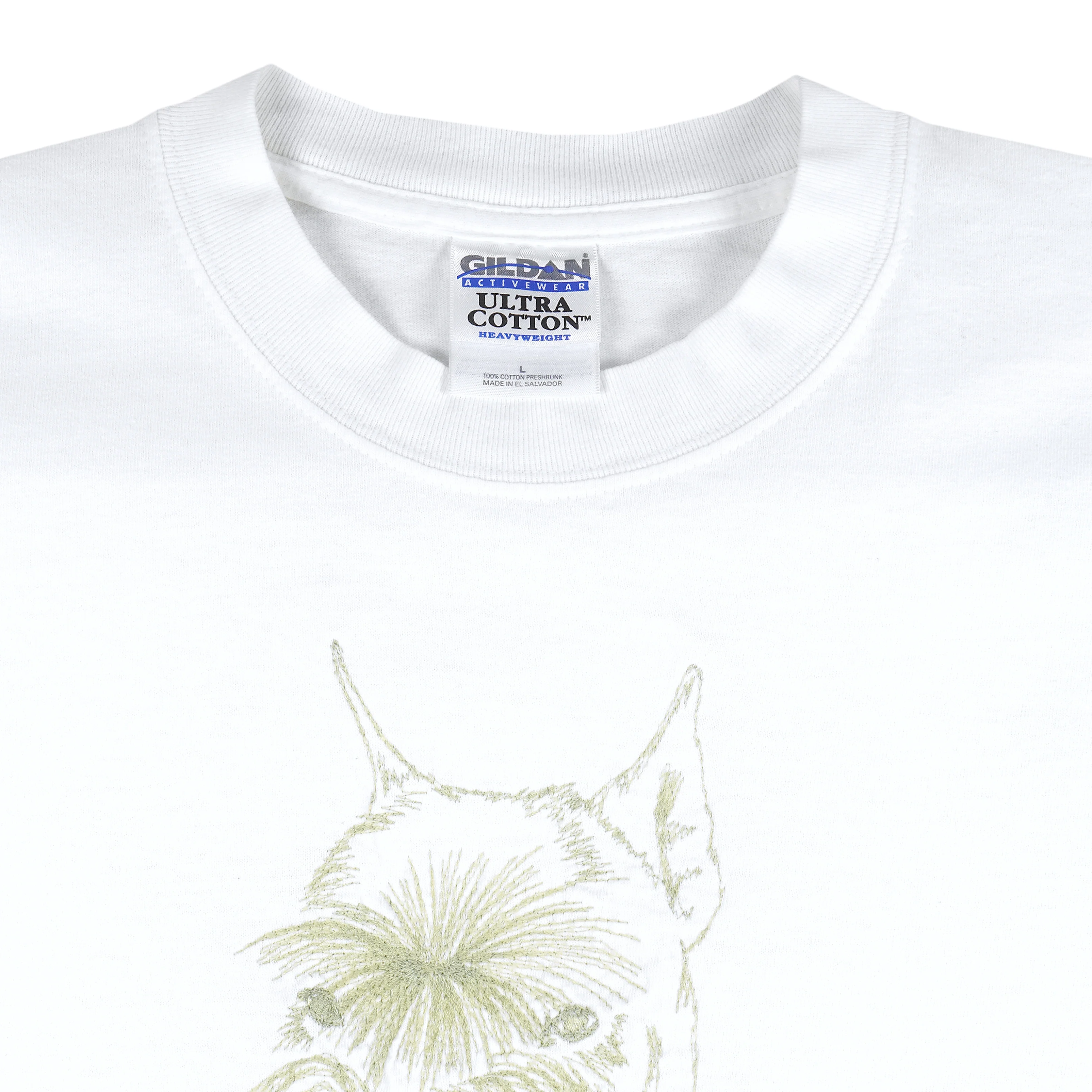 Vintage (Gildan) - Schnauzer Dog Single Stitch T-Shirt 1990s Large - Image 4