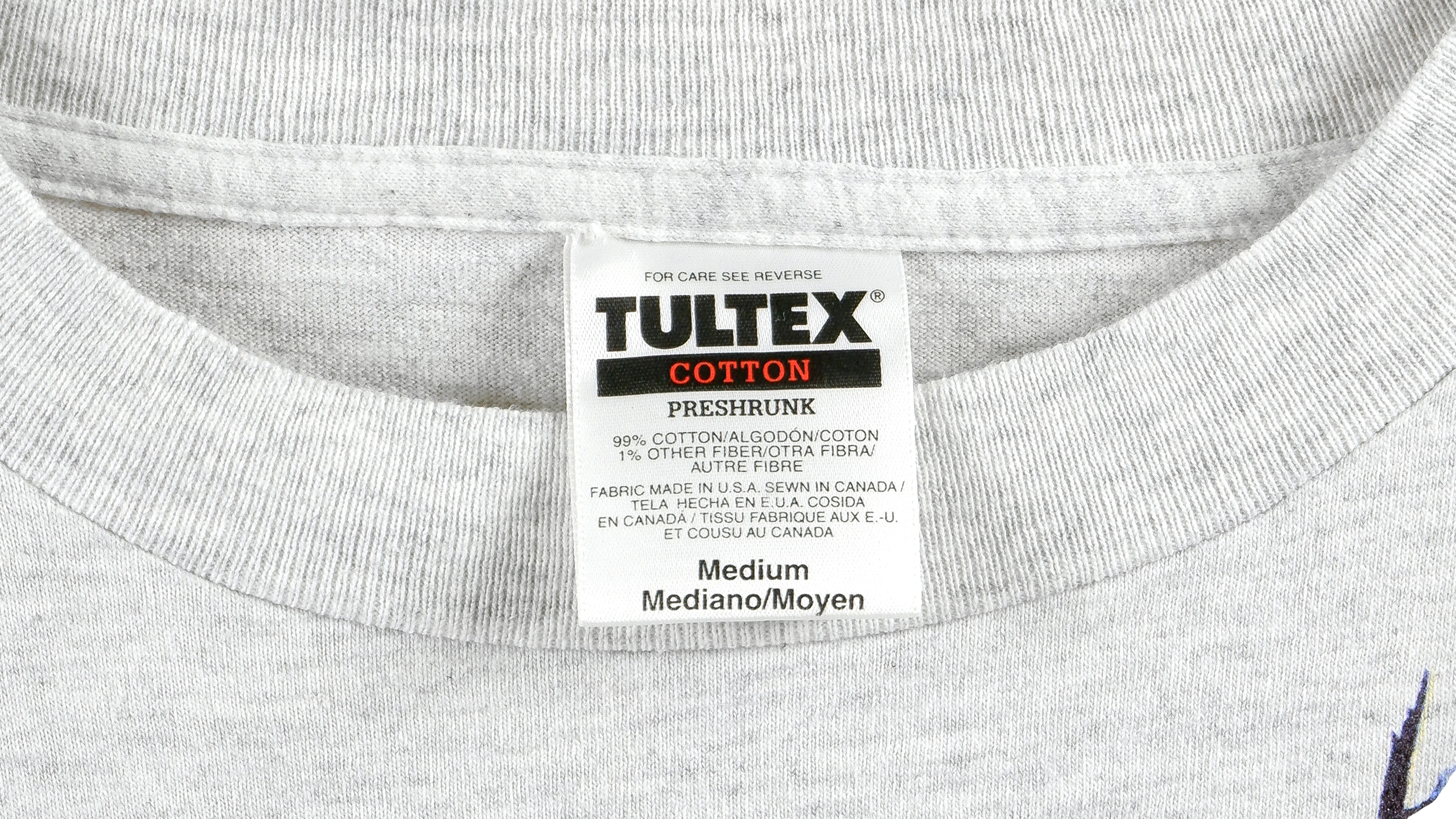 Vintage (Tultex) - Eagle by Sue Coleman, Chemainus, B.C. Deadstock T-Shirt 1990s Medium - Image 3