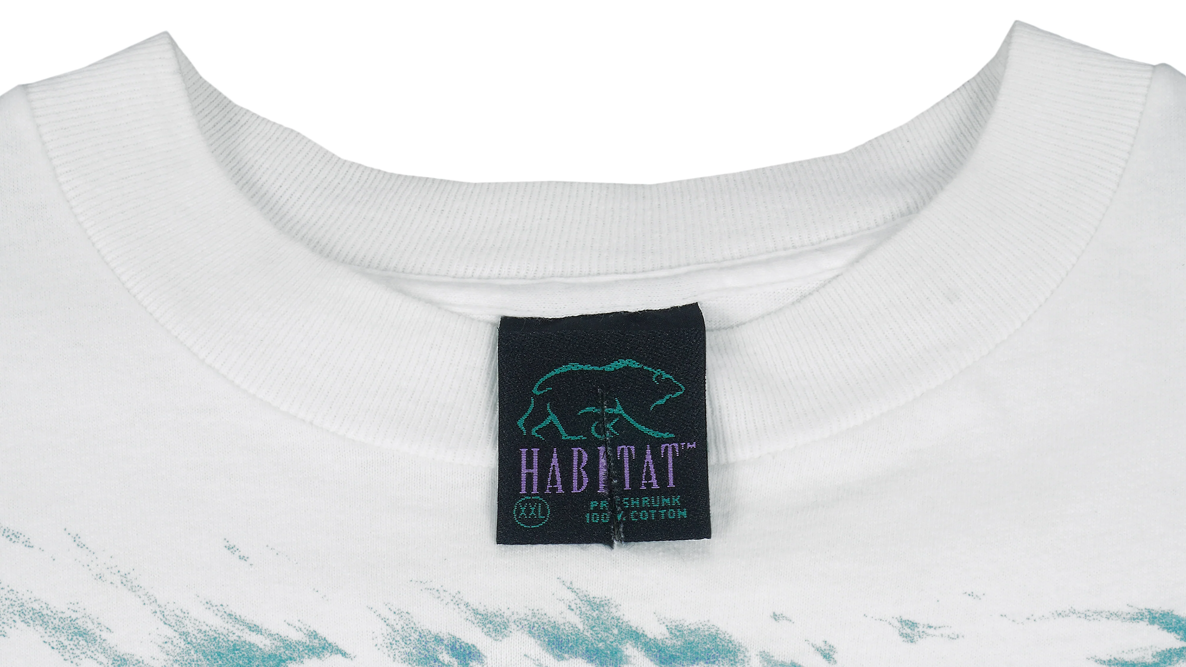 Vintage (Habitat) - Wildlife, Dolphins T-Shirt 1990s 2X-Large - Image 3