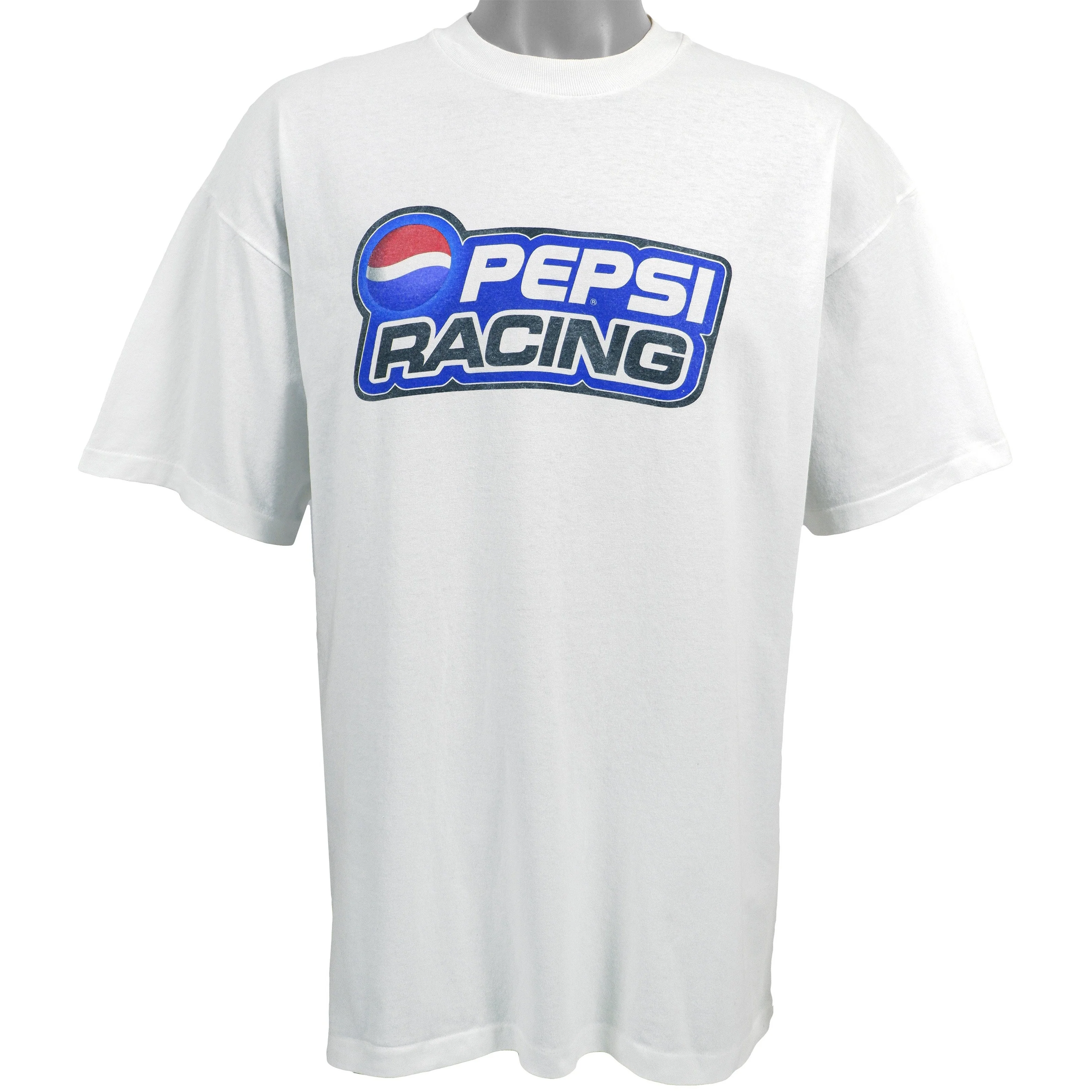 Vintage (Hanes) - Pepsi Racing Big Logo T-Shirt 1990s X-Large