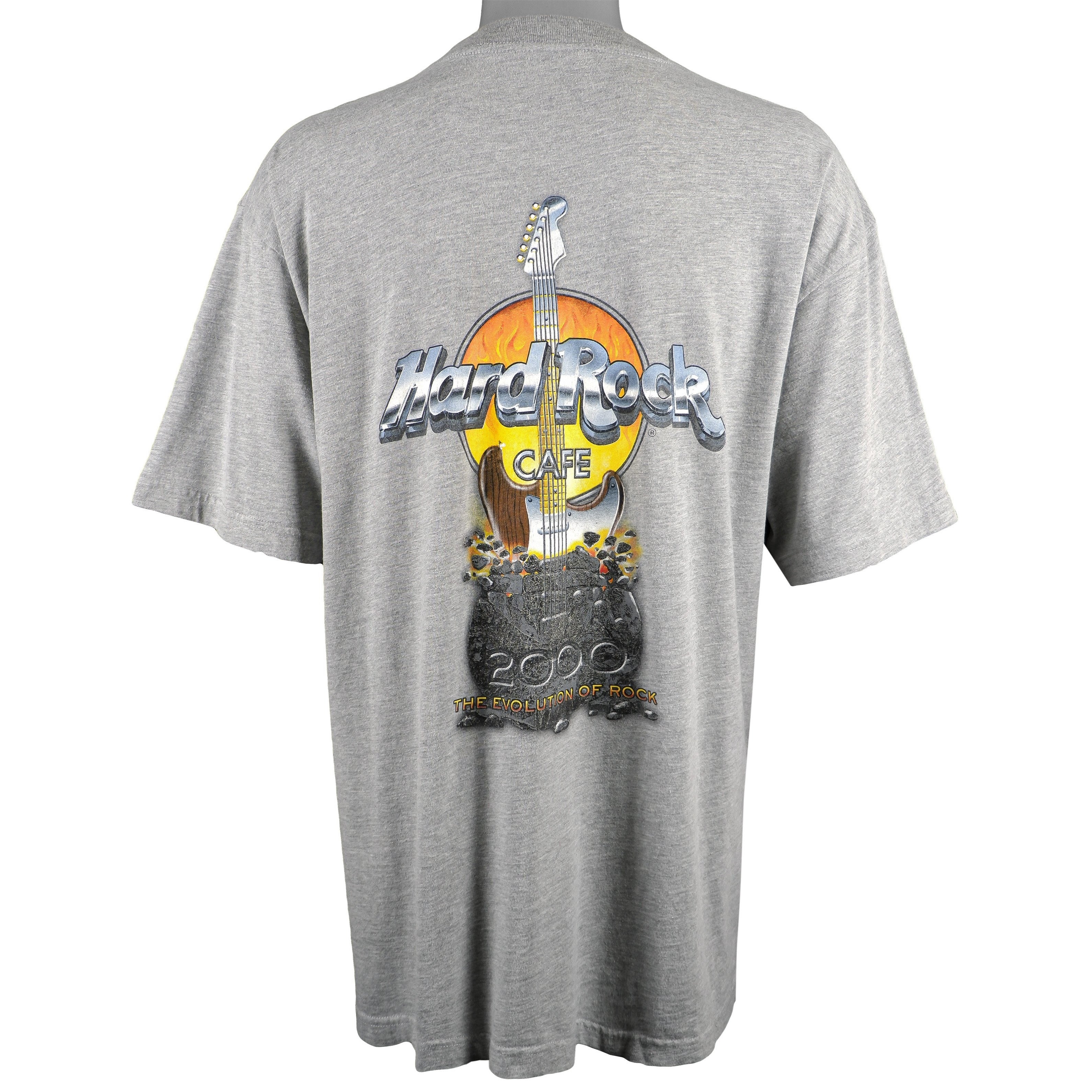 Vintage (Hard Rock Cafe) - Tokyo The Evolution Of Rock Guitar T-Shirt 2000 X-Large
