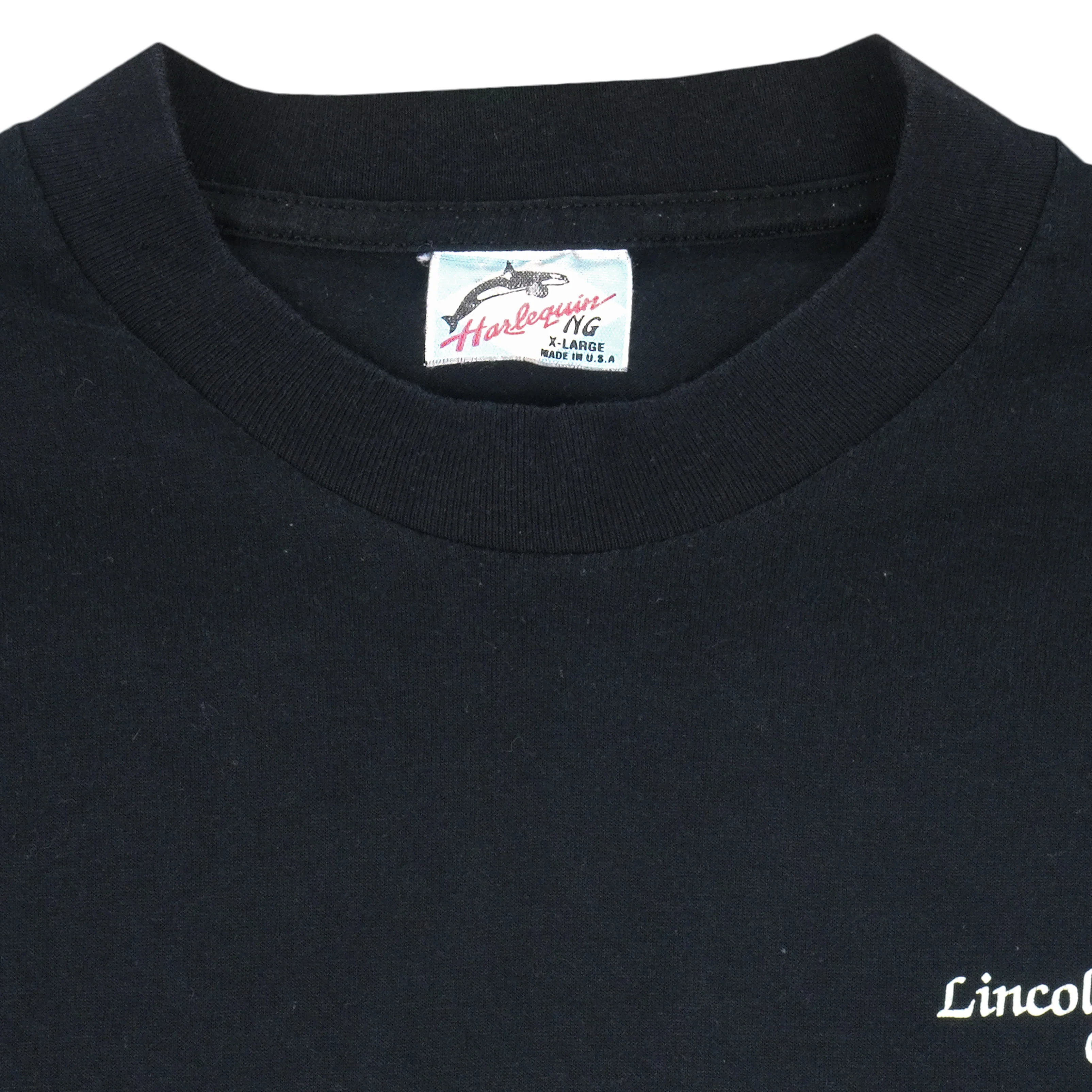 Vintage (Harlequin) - Lincoln Park Zoo Rhino Animal Print T-Shirt 1990s X-Large - Image 4