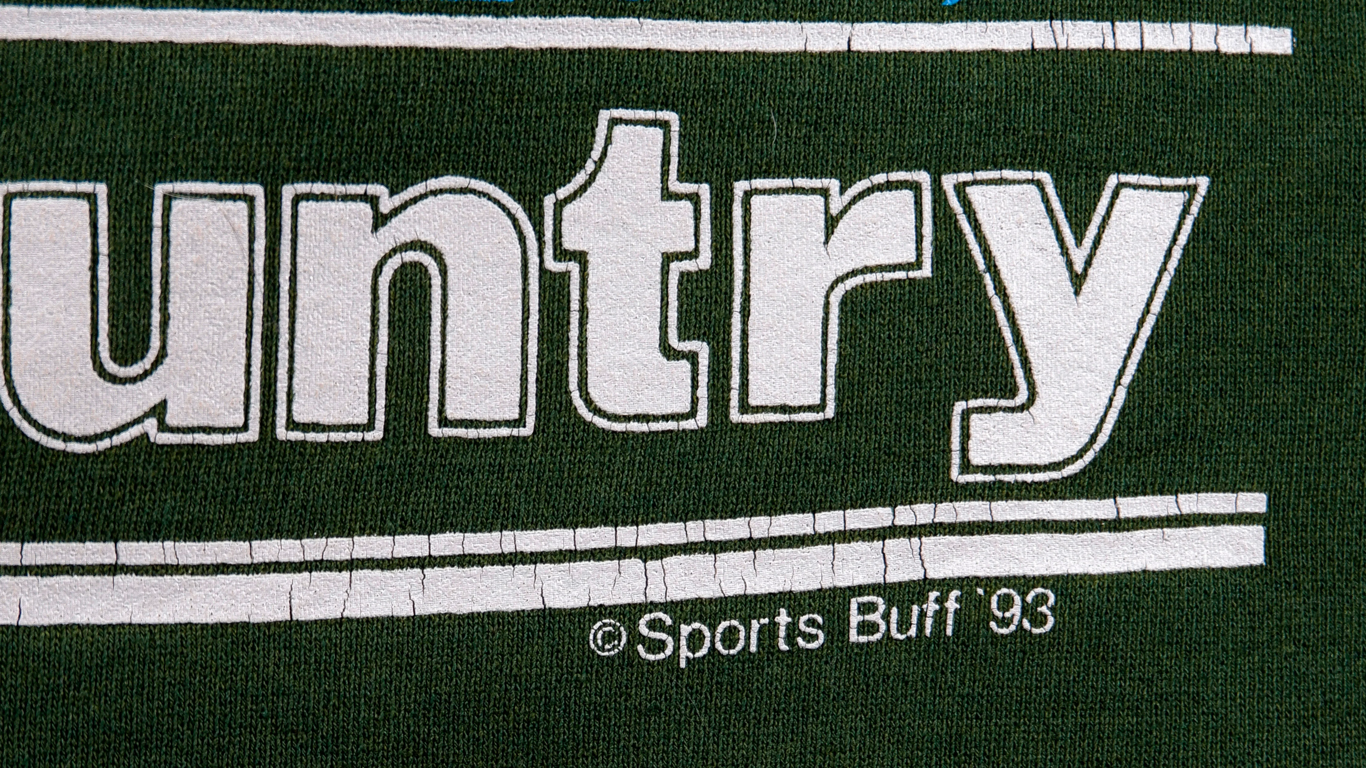 Vintage (Jerzees) - Green Ski Country Crew Neck Sweatshirt 1993 Large - Image 3