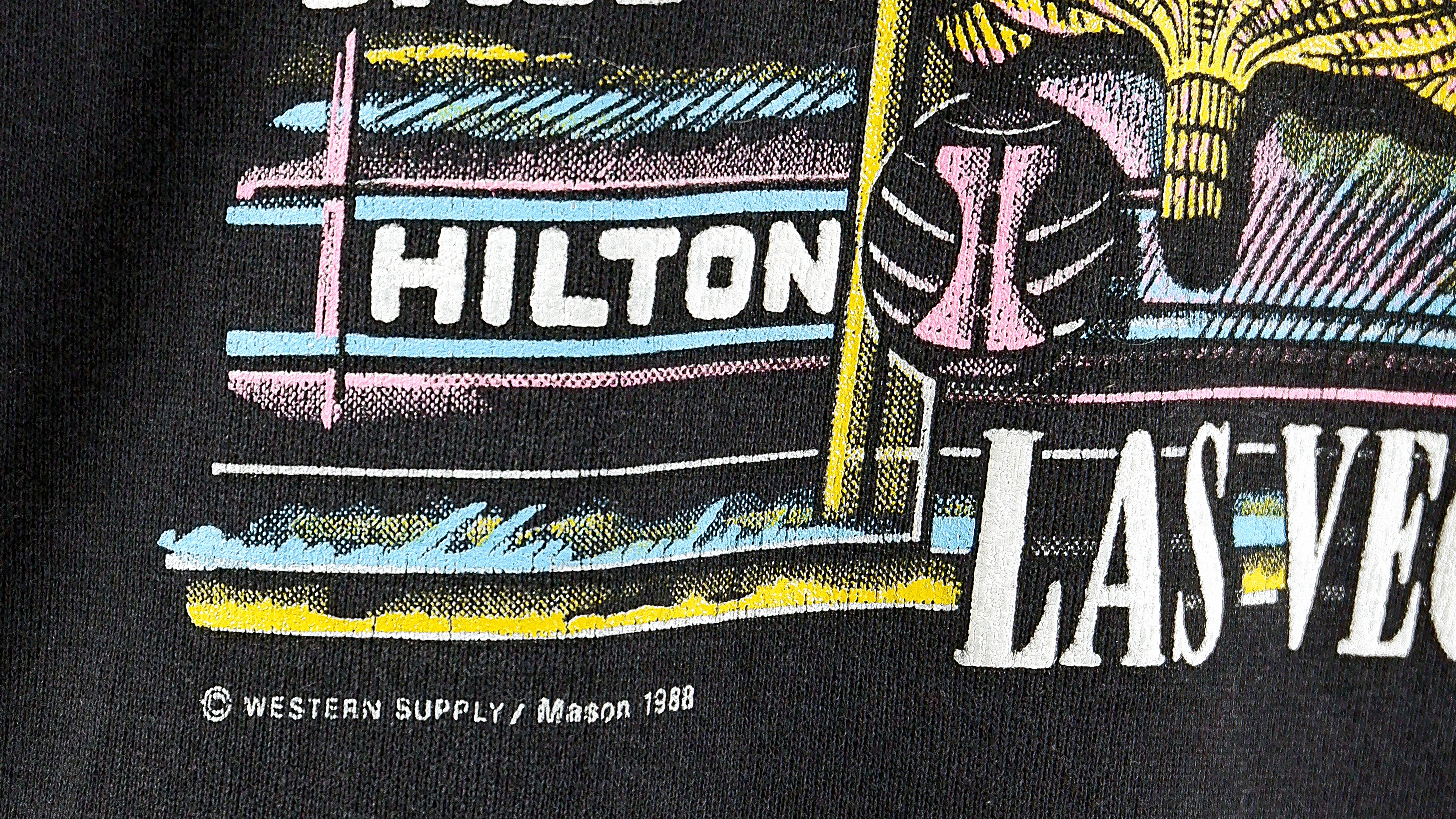 Vintage (Signal) - Las Vegas Crew Neck Sweatshirt 1988 X-Large - Image 3