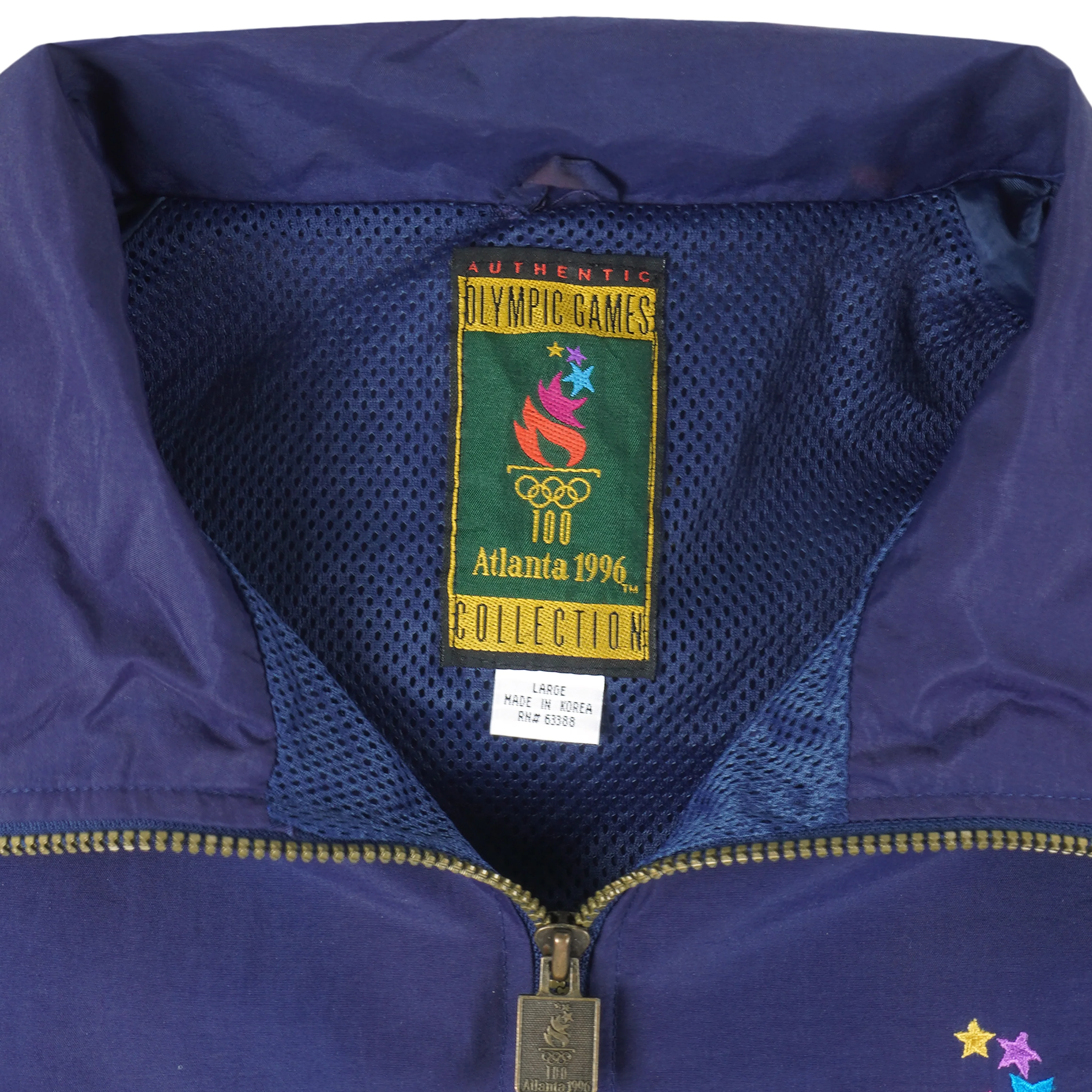 Vintage (Logo Athletic) - Olympic Summer Games Atlanta Windbreaker 1996 Large - Image 5