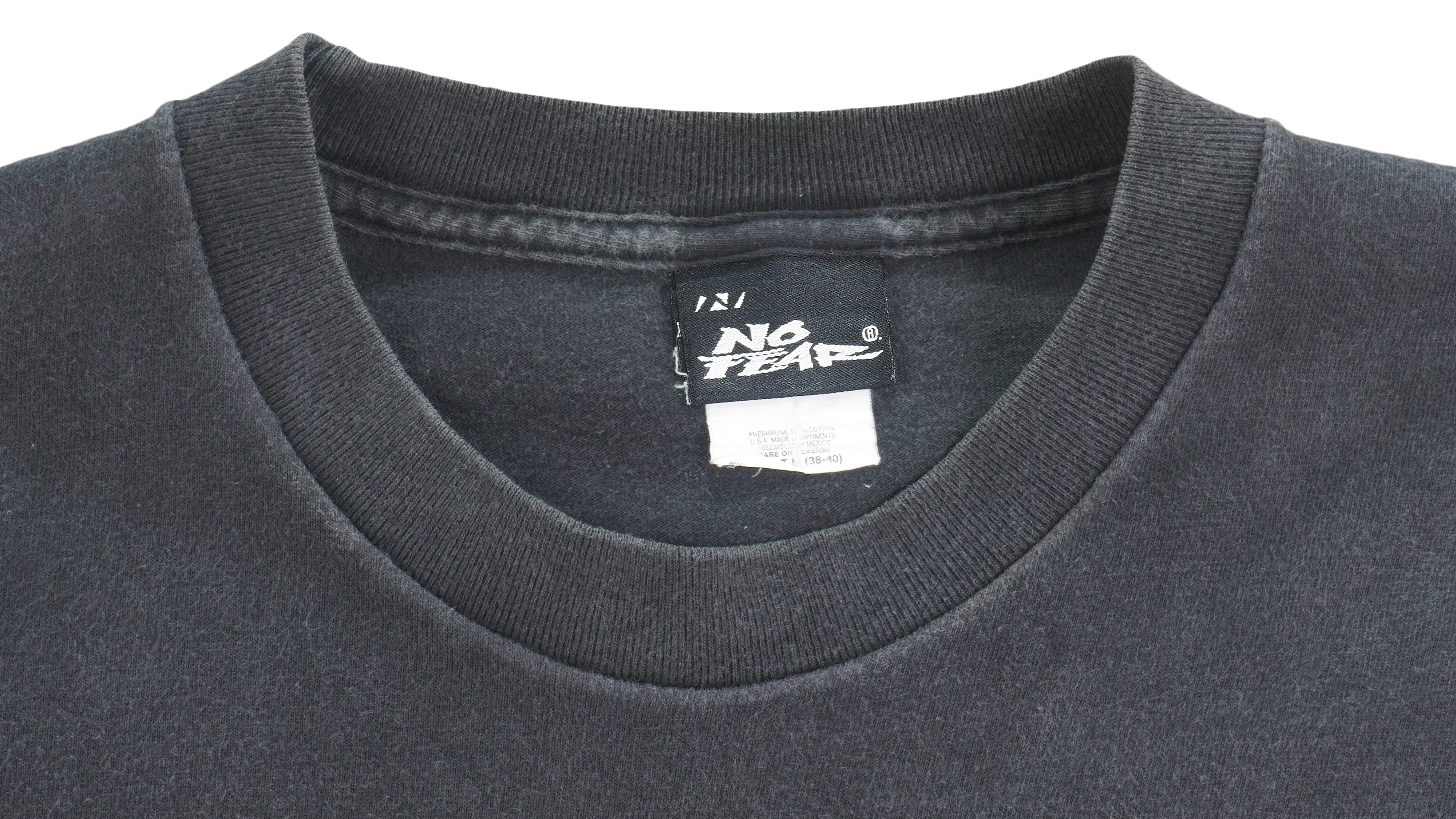 Vintage (No Fear) - If It Has Wheels Or A Skirt T-Shirt 1990s Medium - Image 3