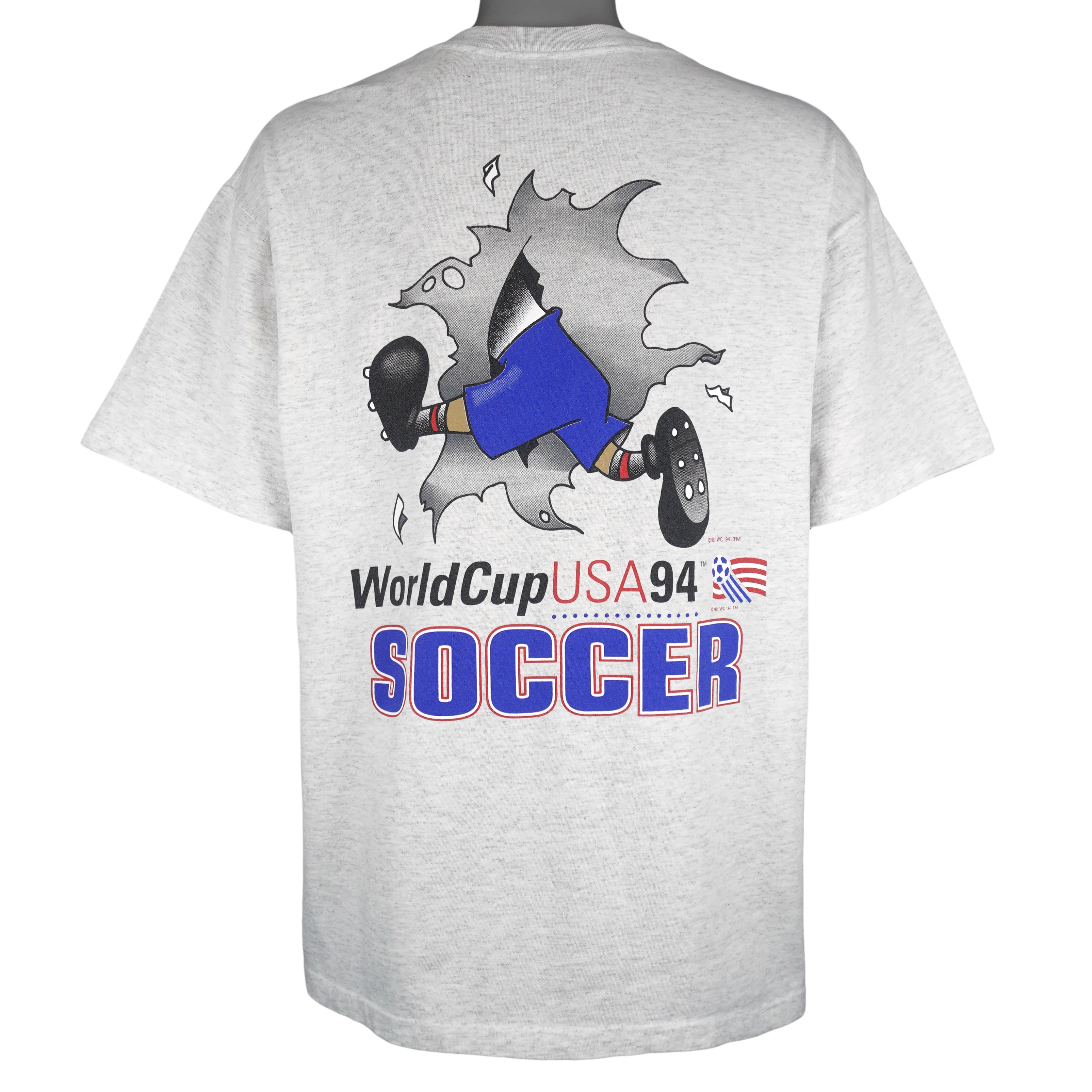 Vintage (Nutmeg) - World Cup USA Striker Pup Breakout T-Shirt 1994 X-Large - Image 2