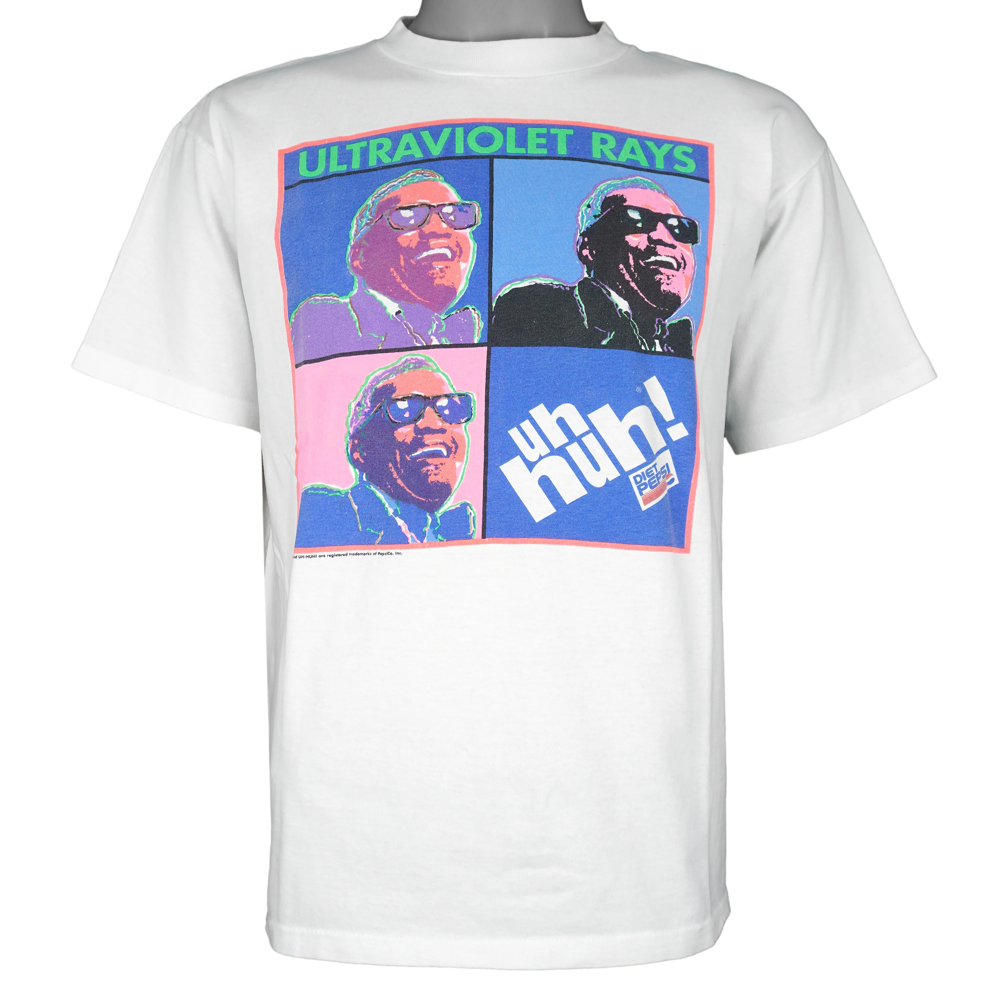 Vintage (Oneita) - Pepsi Diet Ultraviolet Ray Single Stitch T-Shirt 1990s Large