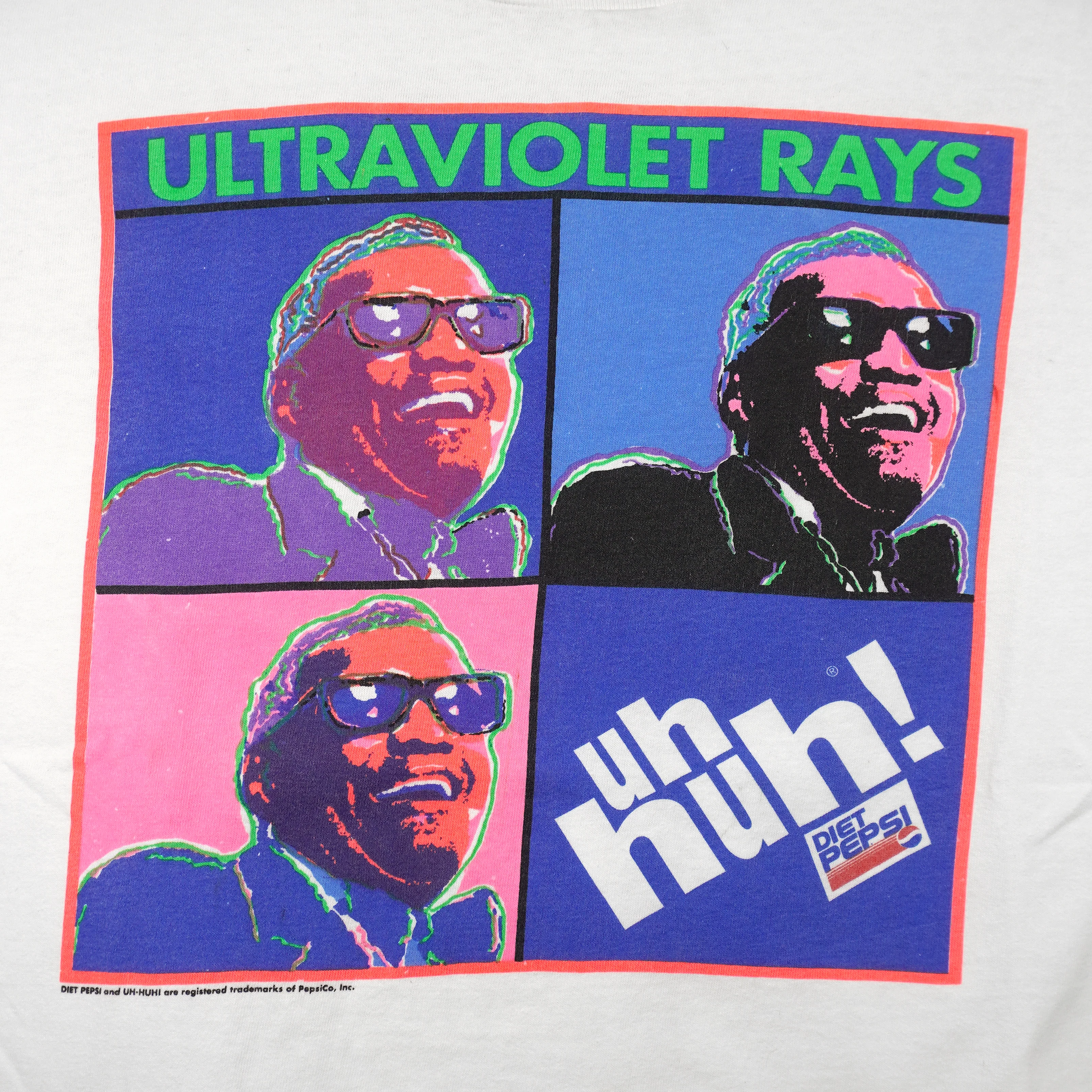 Vintage (Oneita) - Pepsi Diet Ultraviolet Ray Single Stitch T-Shirt 1990s Large - Image 3