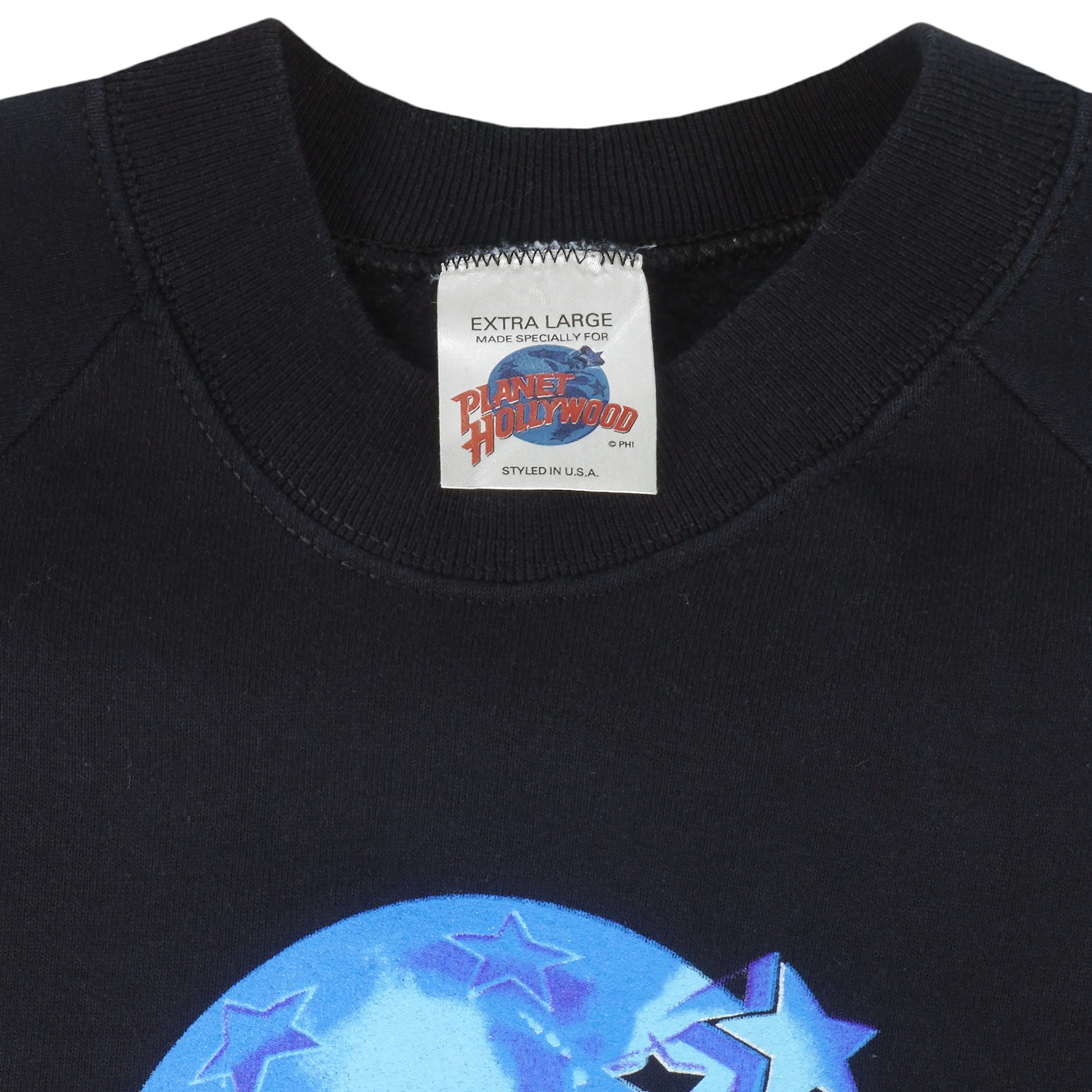 Vintage - Planet Hollywood Paris Crew Neck Sweatshirt 1991 X-Large - Image 4