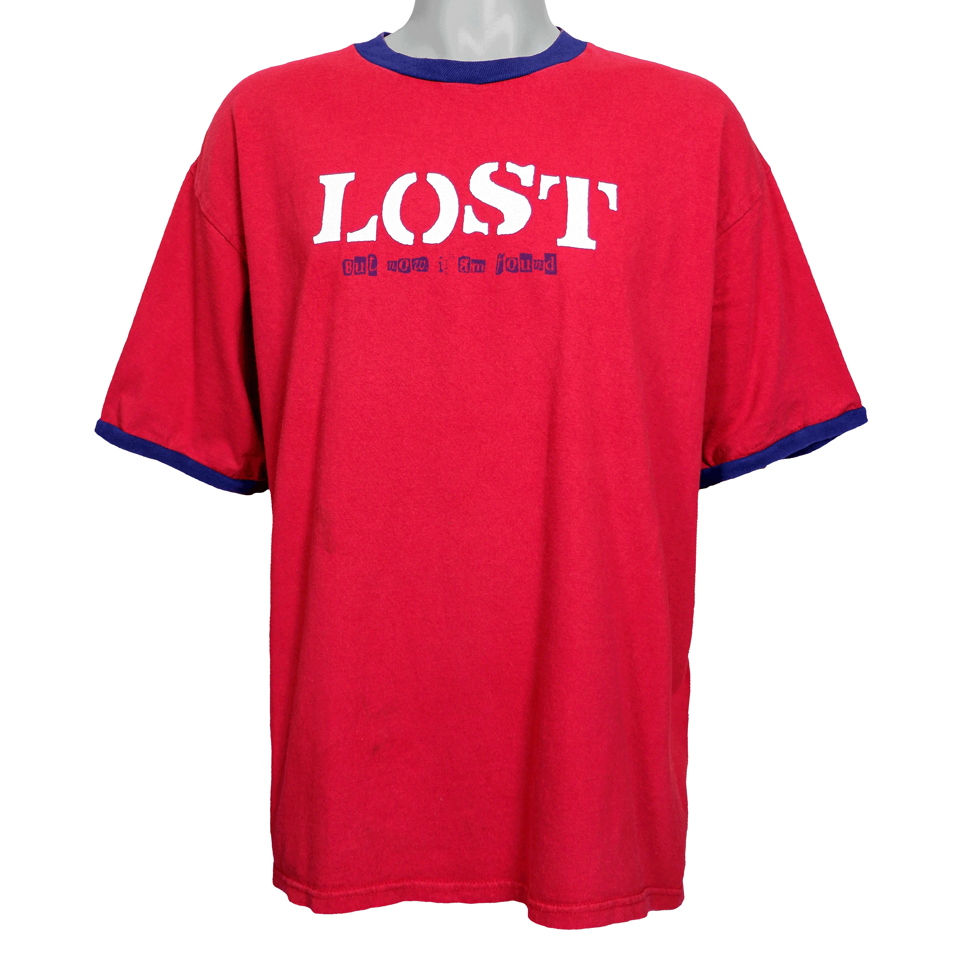 Vintage (Delta) - Red Lost But Now I Am Found T-Shirt 1990s X-Large