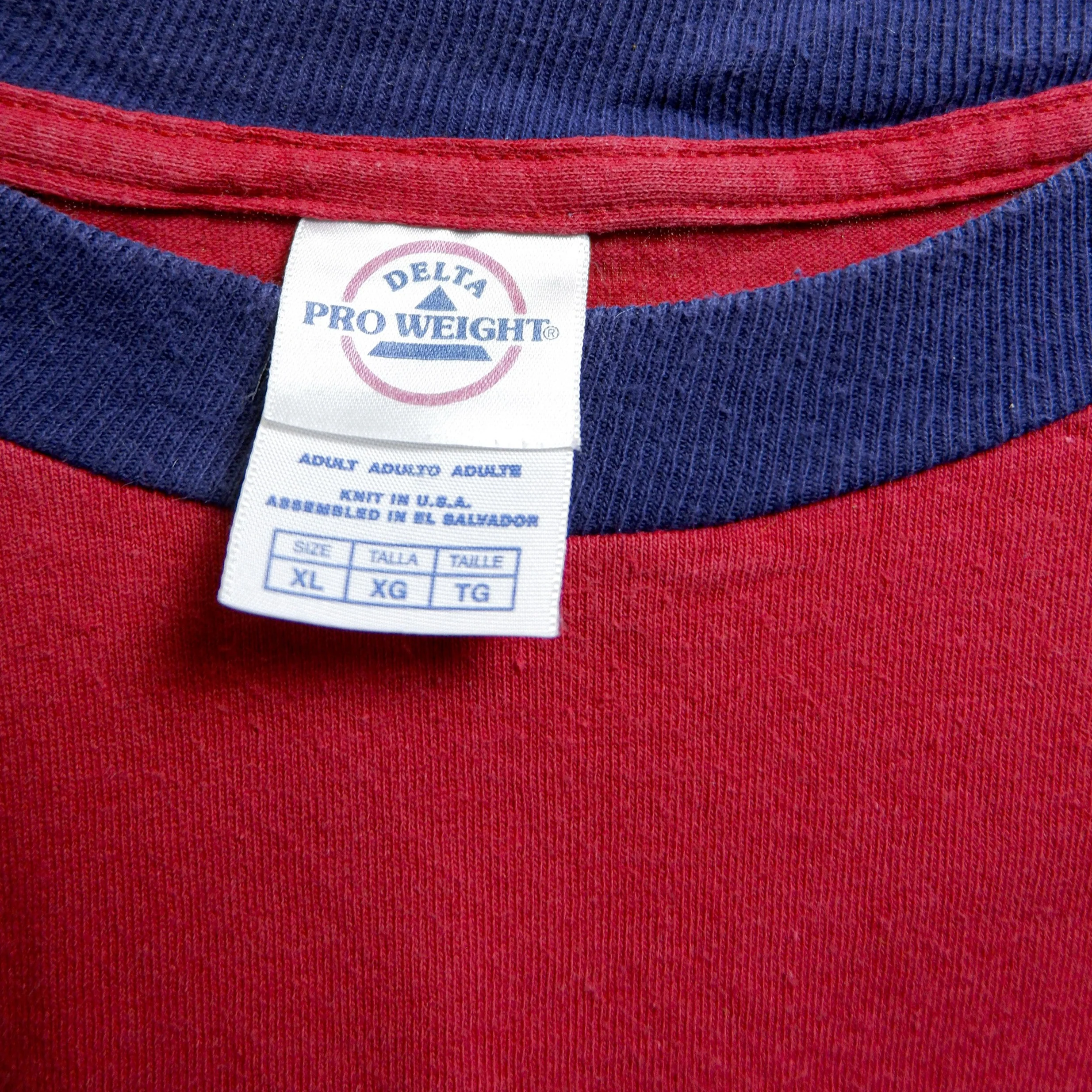 Vintage (Delta) - Red Lost But Now I Am Found T-Shirt 1990s X-Large - Image 3