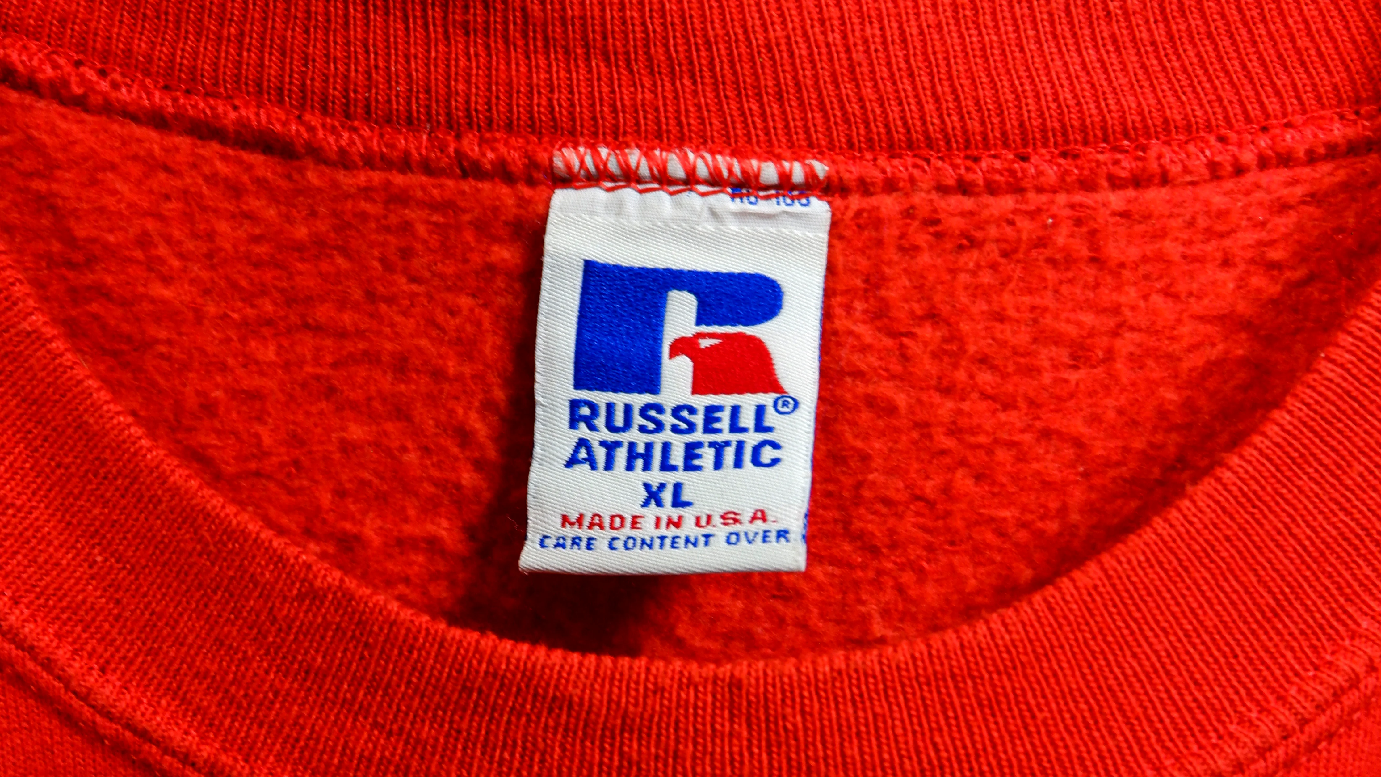 Vintage (Russell Athletic) - Red Rebels, Stark County High School Sweatshirt 1990s Large - Image 3