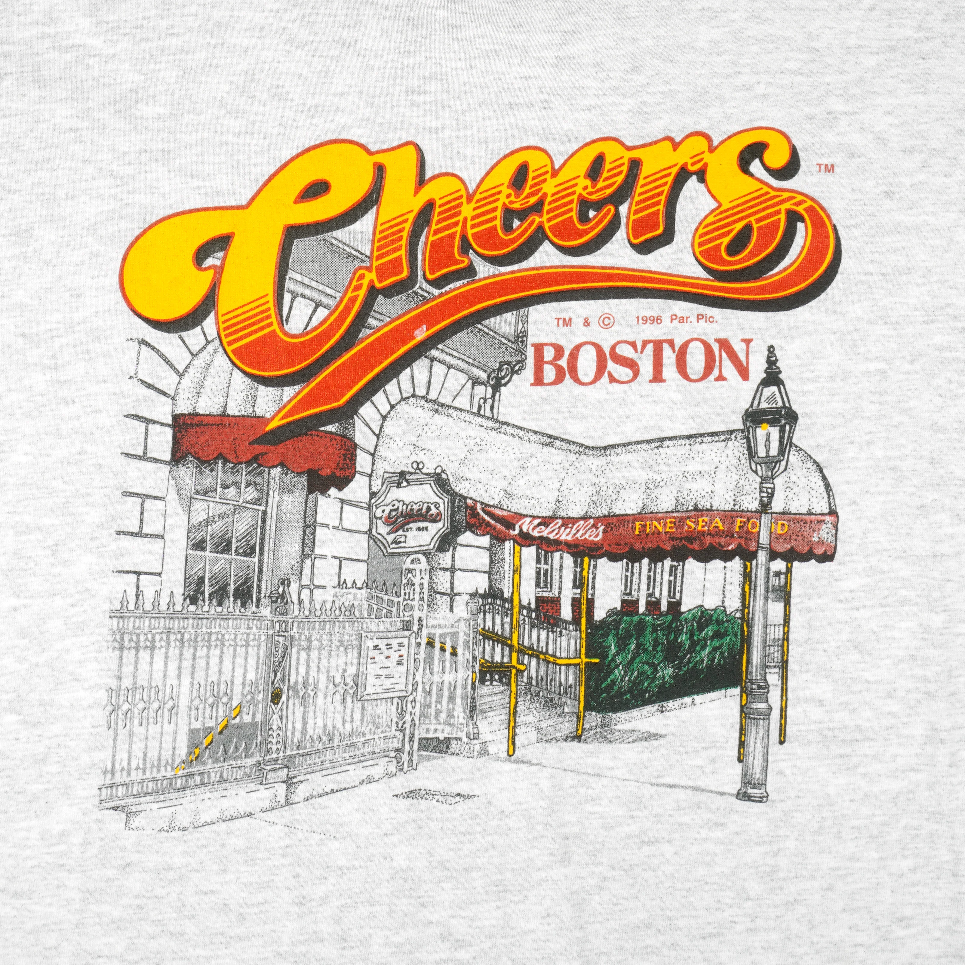 Vintage (Tennessee River) - Cheers Boston Single Stitch T-Shirt 1996 Large - Image 3