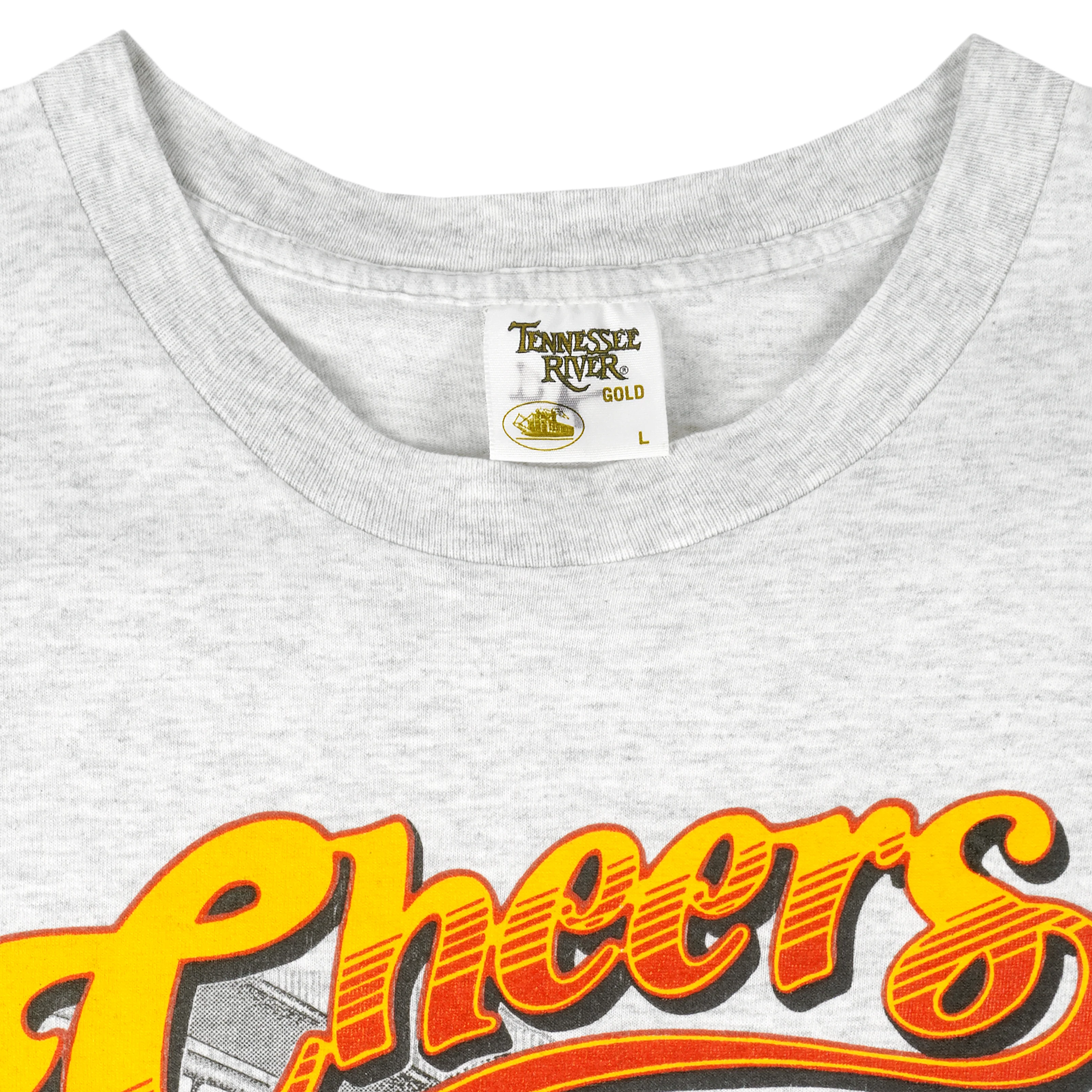 Vintage (Tennessee River) - Cheers Boston Single Stitch T-Shirt 1996 Large - Image 4