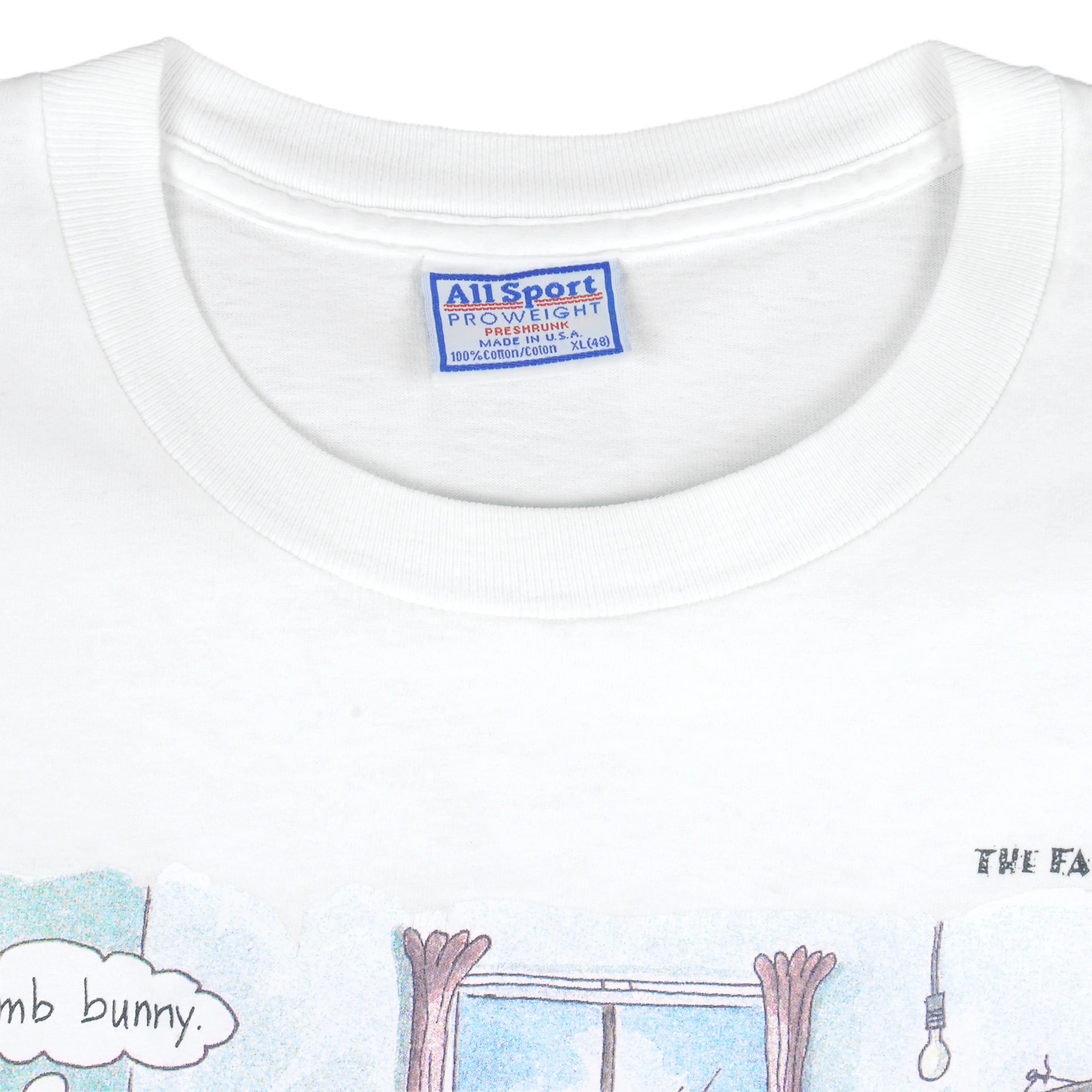Vintage (The Far Side) - Dumb Bunny, Smart Ass Deadstock T-Shirt 1992 X-Large - Image 5