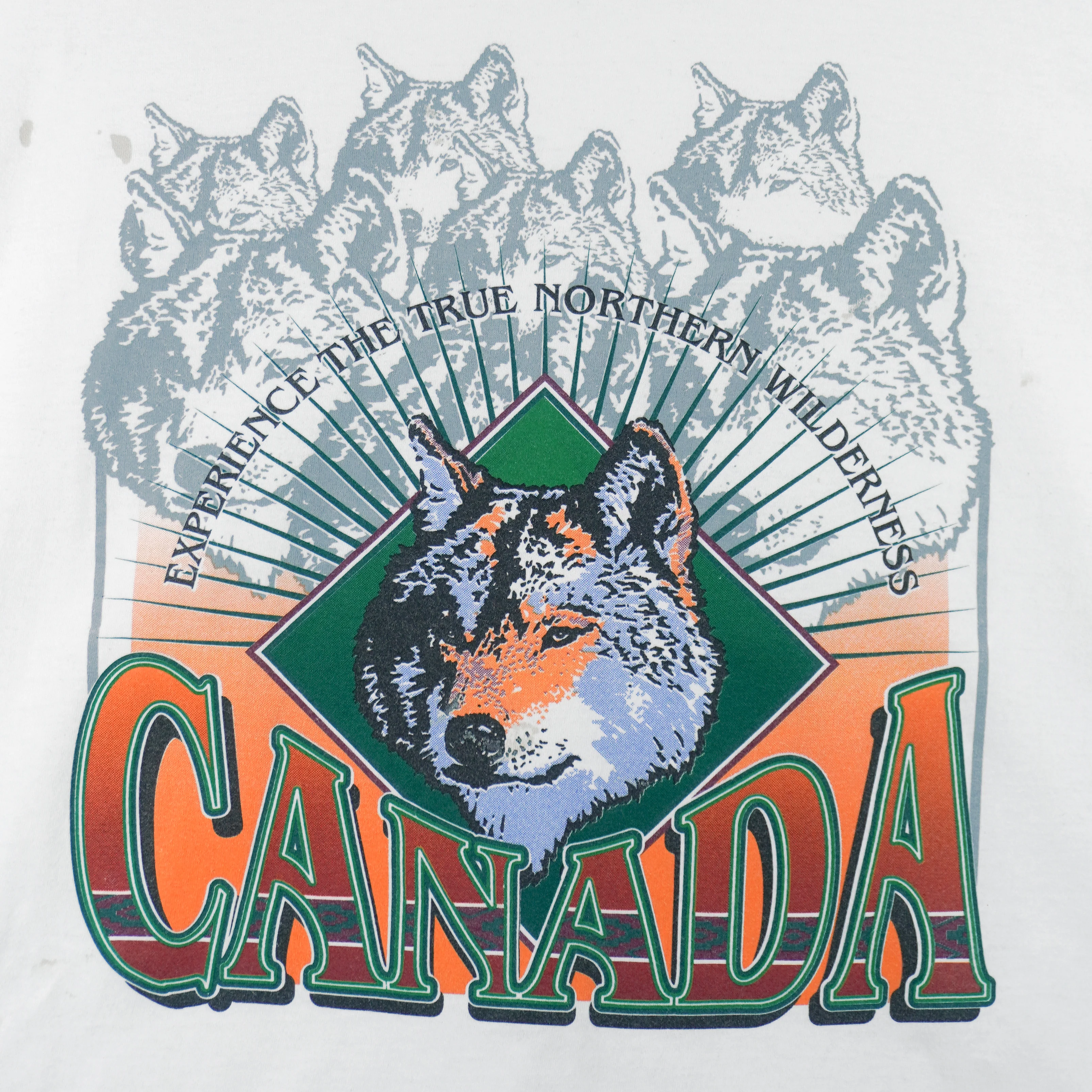Vintage (Trench) - Canada True Northern Wilderness T-Shirt 1990s X-Large - Image 3