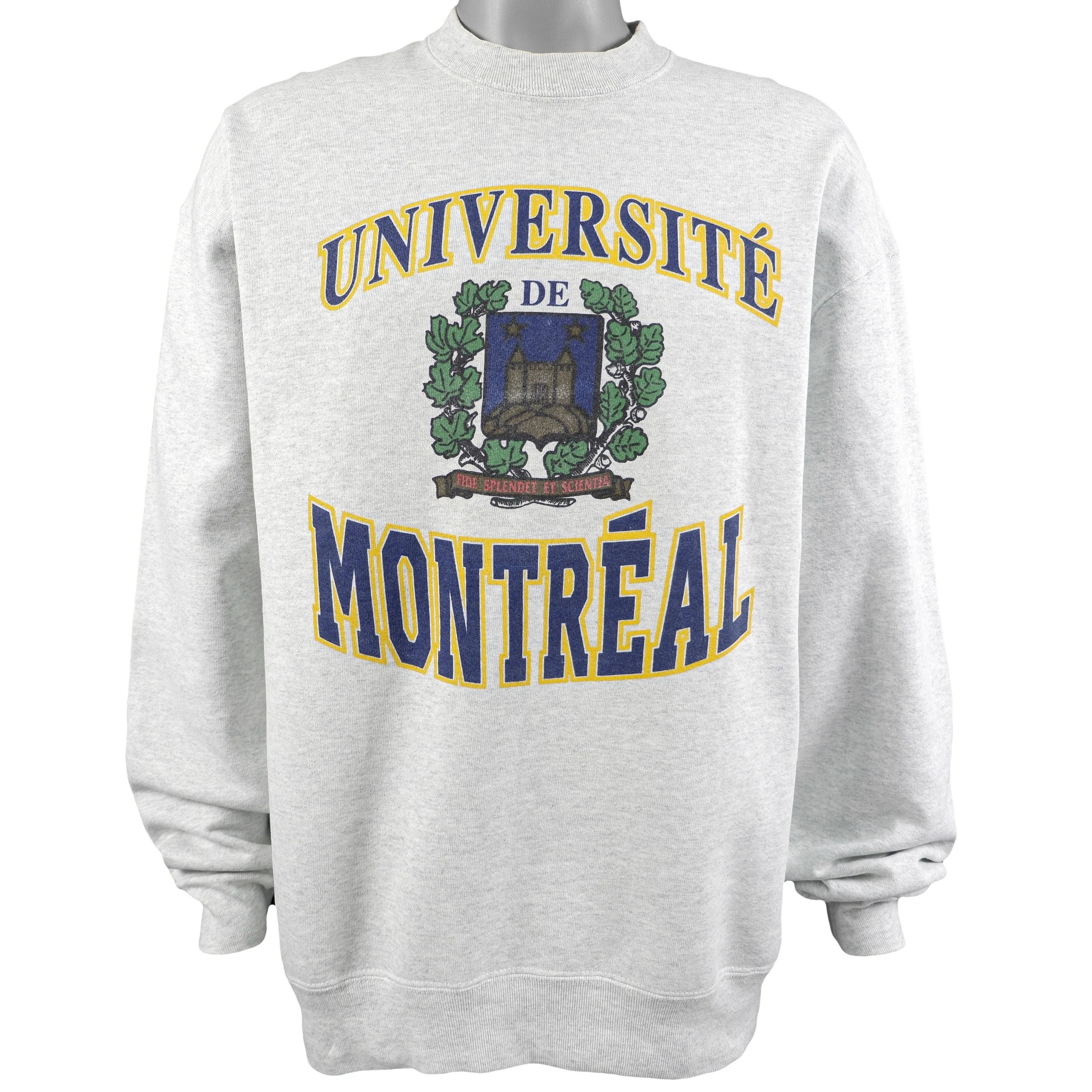 Vintage - Universite de Montreal Crew Neck Sweatshirt 1990s X-Large