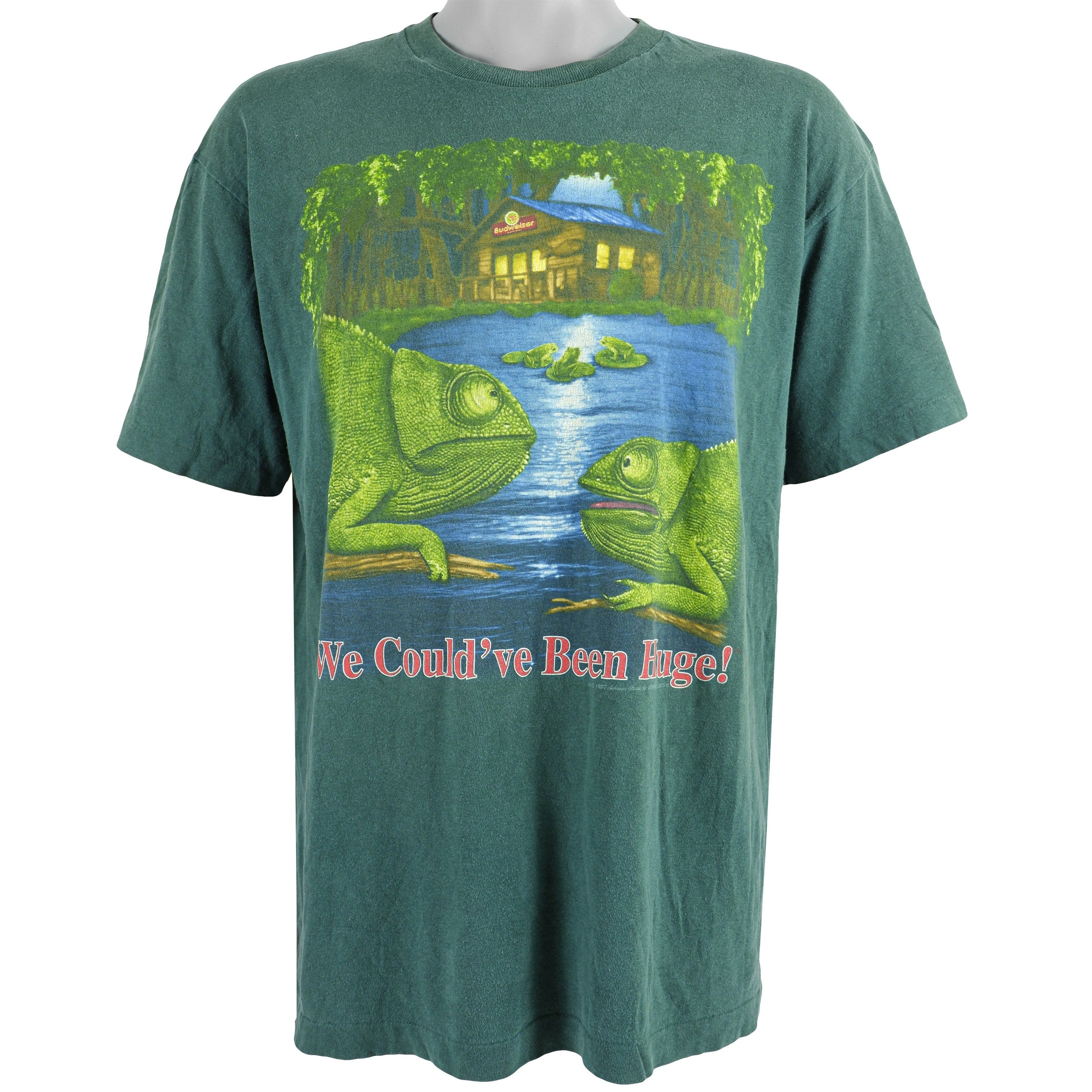 Budweiser (Wild Oats) - Spell Out T-Shirt 1997 Large
