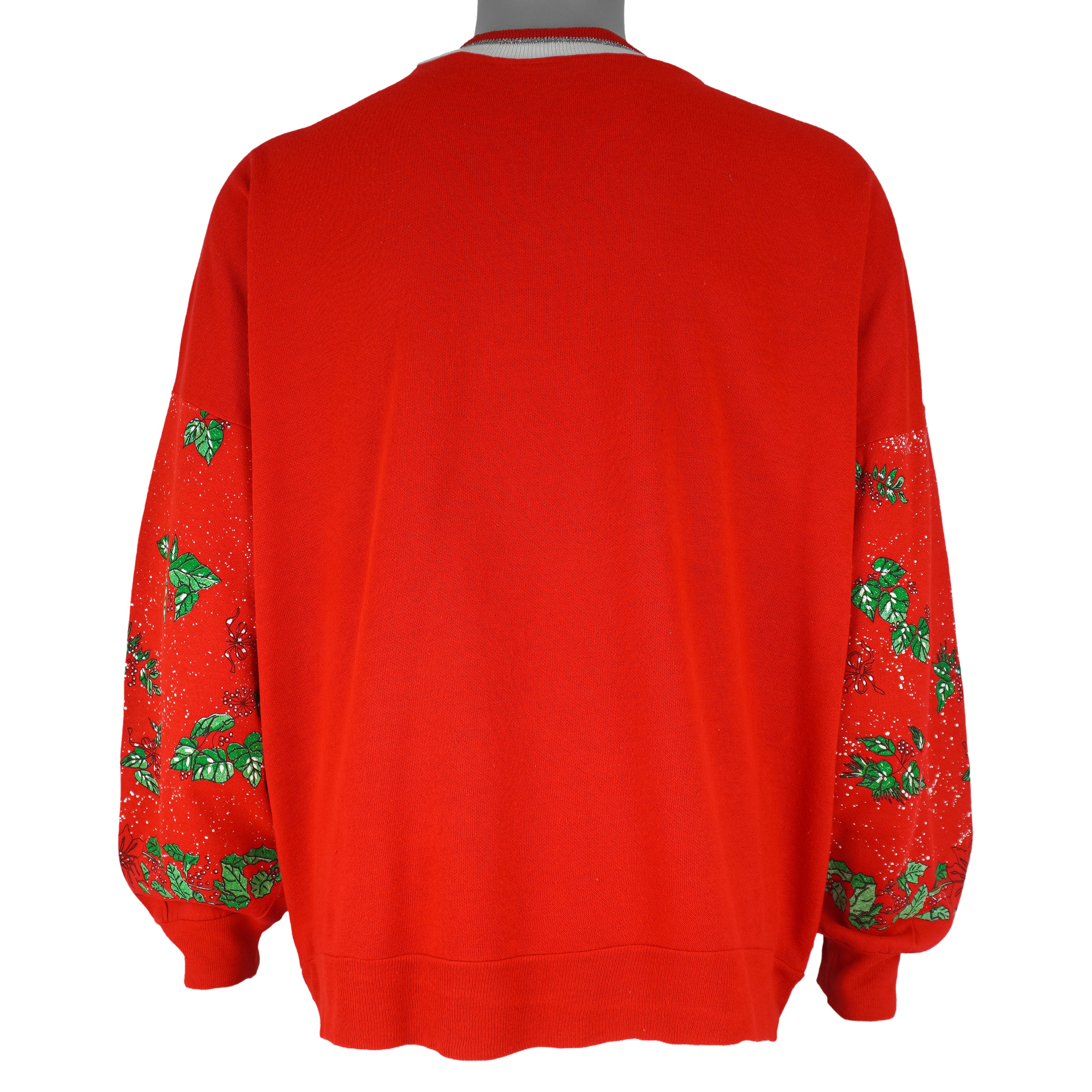 Vintage - Winter Wonderland Scenic Crew Neck Sweatshirt 1990s Large - Image 2